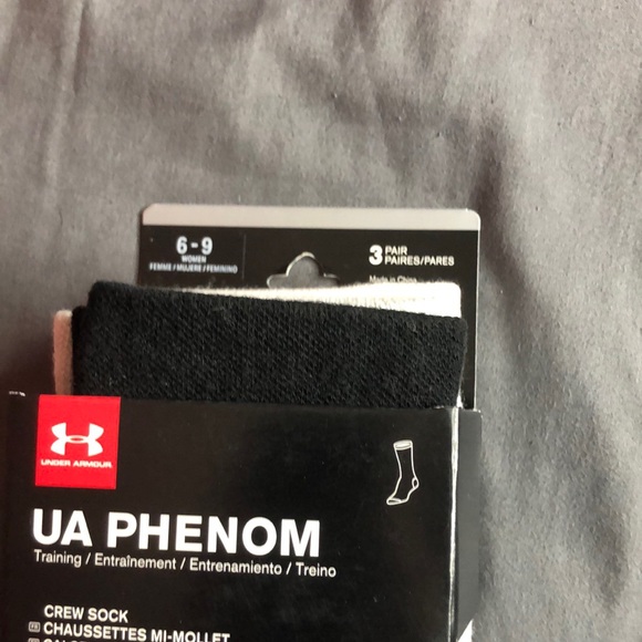 Under Armour Women’s Phenom Crew Socks - Picture 3 of 5